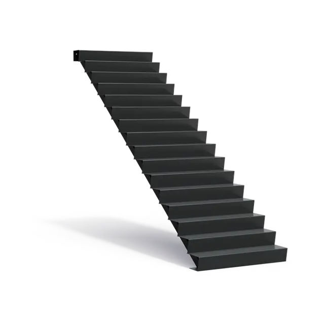 Gartentreppe aus Aluminium, 125 x 384 x 272 cm | Stufen
