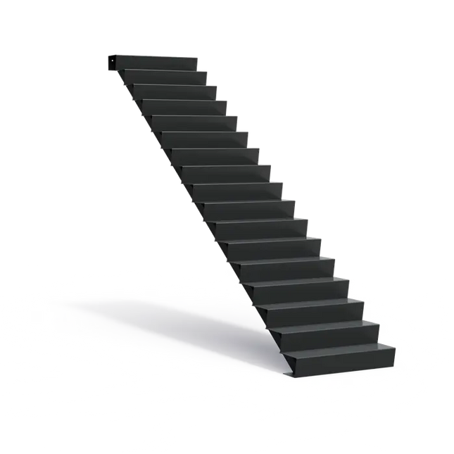 Gartentreppe aus Aluminium, 100 x 408 x 289 cm | Stufen