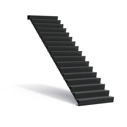 Gartentreppe aus Aluminium, 125 x 408 x 289 cm | Stufen