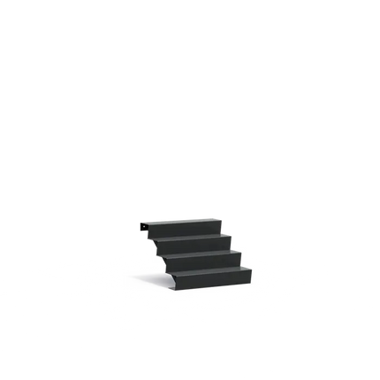 Gartentreppe aus Aluminium, 100 x 96 x 68 cm | Stufen