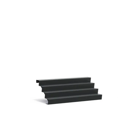Gartentreppe aus Aluminium, 200 x 96 x 68 cm | Stufen