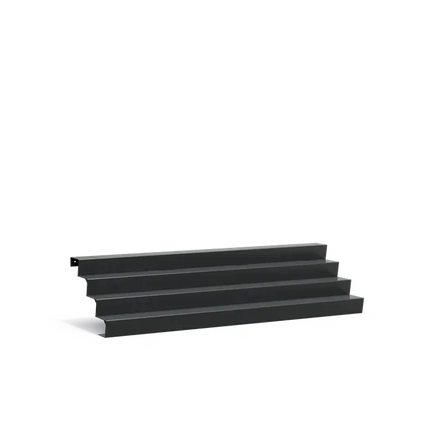 Gartentreppe aus Aluminium, 300 x 96 x 68 cm | Stufen