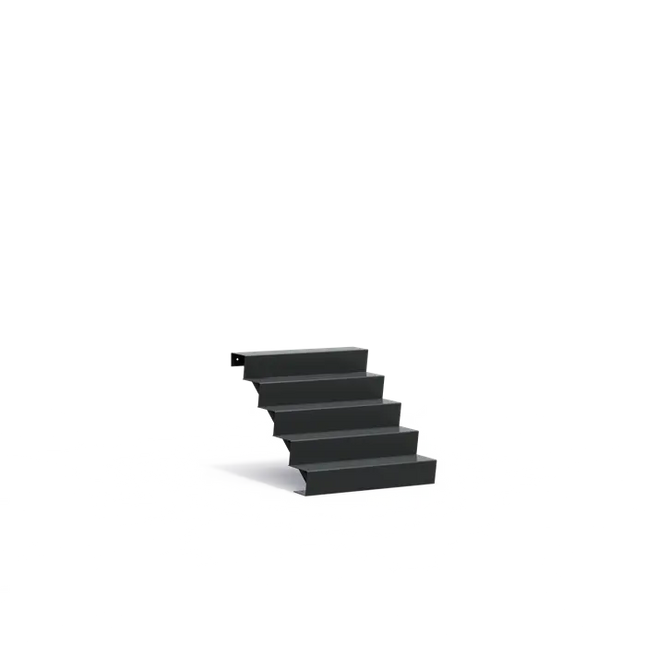 Gartentreppe aus Aluminium, 100 x 120 x 85 cm | Stufen