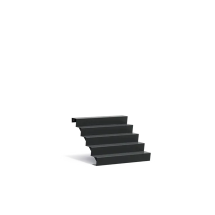 Gartentreppe aus Aluminium, 125 x 120 x 85 cm | Stufen