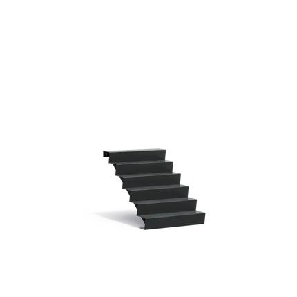 Gartentreppe aus Aluminium, 100 x 144 x 102 cm | Stufen