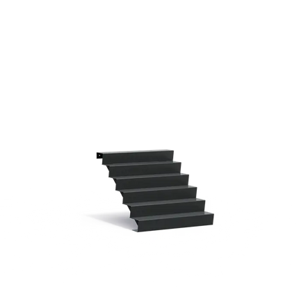 Gartentreppe aus Aluminium, 125 x 144 x 102 cm | Stufen