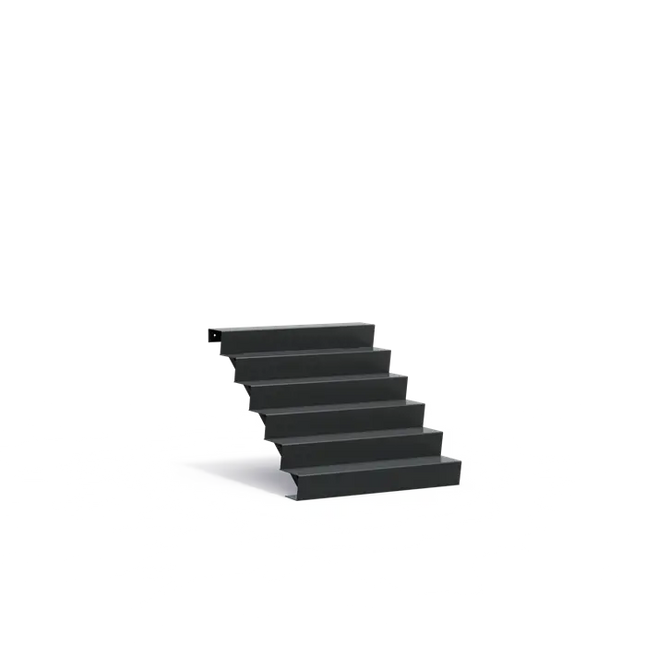 Gartentreppe aus Aluminium, 125 x 144 x 102 cm | Stufen