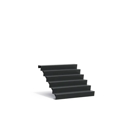 Gartentreppe aus Aluminium, 150 x 144 x 102 cm | Stufen