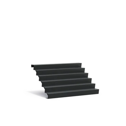 Gartentreppe aus Aluminium, 200 x 144 x 102 cm | Stufen