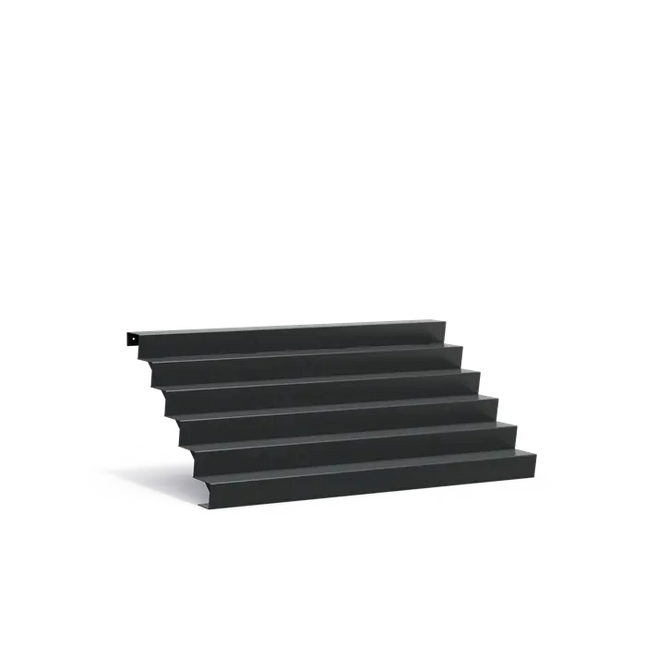 Gartentreppe aus Aluminium, 250 x 144 x 102 cm | Stufen