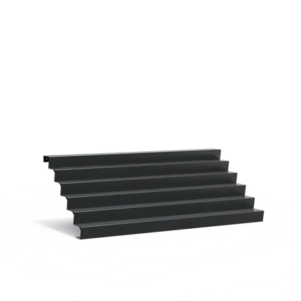 Gartentreppe aus Aluminium, 300 x 144 x 102 cm | Stufen
