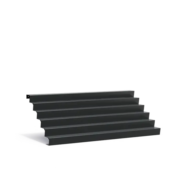 Gartentreppe aus Aluminium, 300 x 144 x 102 cm | Stufen