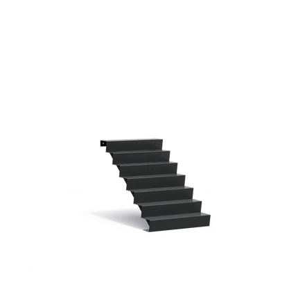 Gartentreppe aus Aluminium, 100 x 168 x 119 cm | Stufen