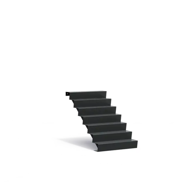 Gartentreppe aus Aluminium, 100 x 168 x 119 cm | Stufen