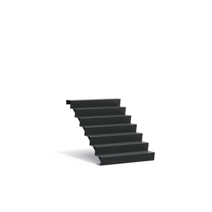 Gartentreppe aus Aluminium, 125 x 168 x 119 cm | Stufen