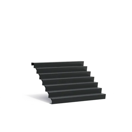 Gartentreppe aus Aluminium, 200 x 168 x 119 cm | Stufen