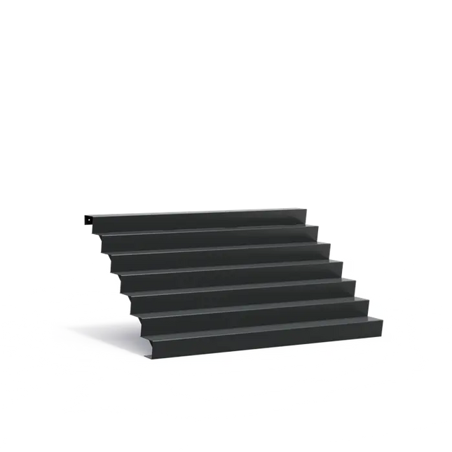 Gartentreppe aus Aluminium, 250 x 168 x 119 cm | Stufen
