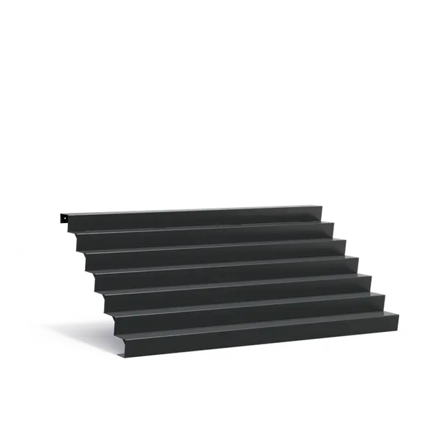 Gartentreppe aus Aluminium, 300 x 168 x 119 cm | Stufen