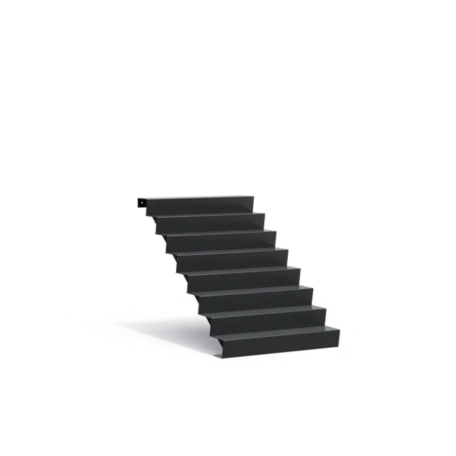 Gartentreppe aus Aluminium, 125 x 192 x 136 cm | Stufen