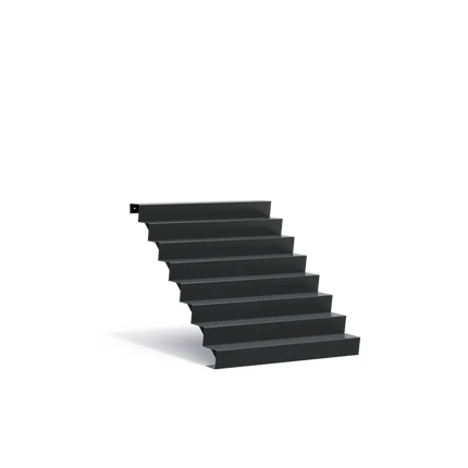 Gartentreppe aus Aluminium, 150 x 192 x 136 cm | Stufen