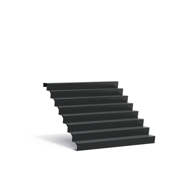 Gartentreppe aus Aluminium, 200 x 192 x 136 cm | Stufen