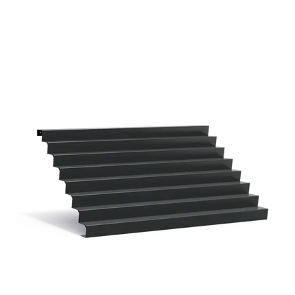 Gartentreppe aus Aluminium, 300 x 192 x 136 cm | Stufen