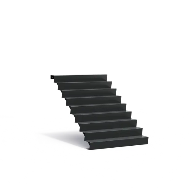 Gartentreppe aus Aluminium, 150 x 216 x 153 cm | Stufen