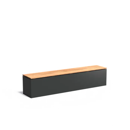 Aluminium Garden Bench - Base with Seat 200 x 40 x 43 cm