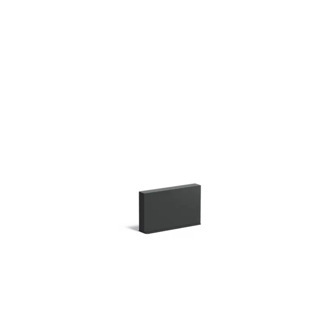 Tuinmuur | Aluminium Tuinwand 100 x 15 x 60 cm