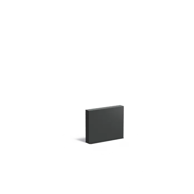 Tuinmuur | Aluminium Tuinwand 100 x 15 x 80 cm