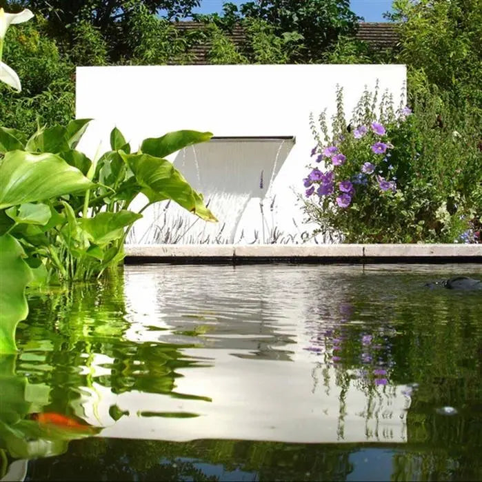 Aluminium Waterval 120 x 25 x 100 cm - Vijvermuur