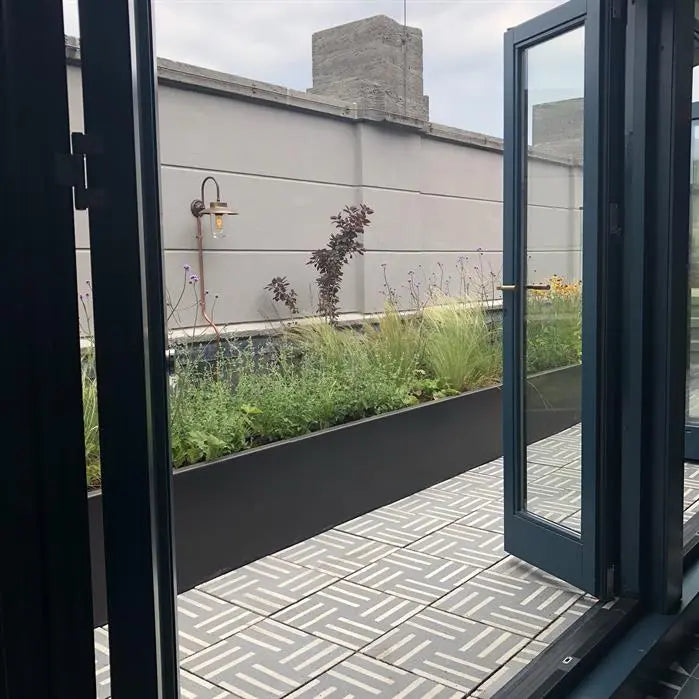 Keerwand Aluminium 2000 x 200 x 400 mm