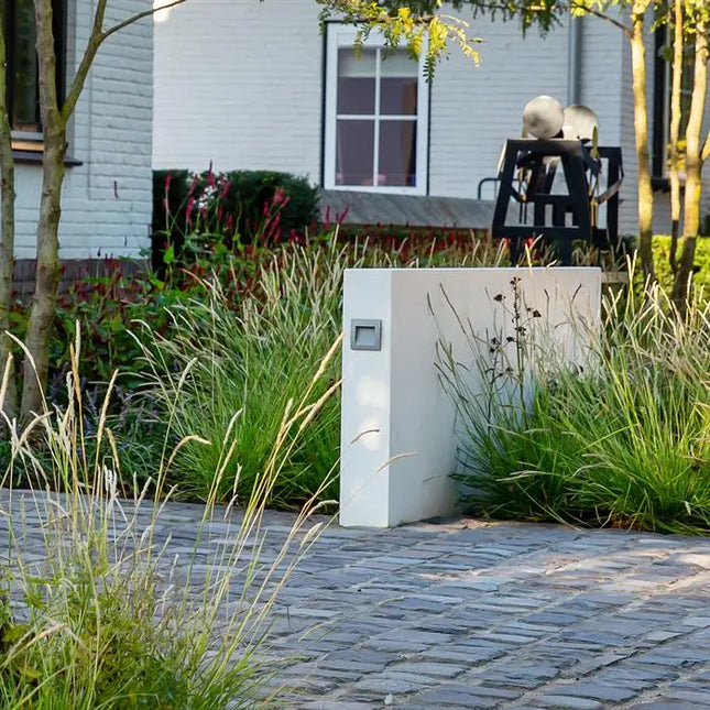 Tuinmuur | Aluminium Tuinwand 150 x 15 x 194 cm