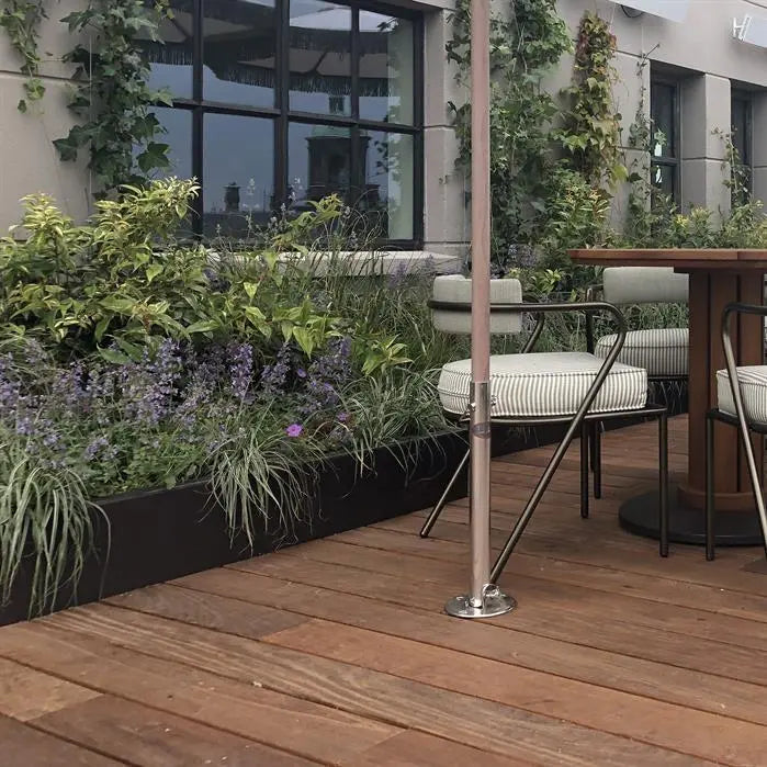Keerwand Aluminium 2000 x 200 x 400 mm