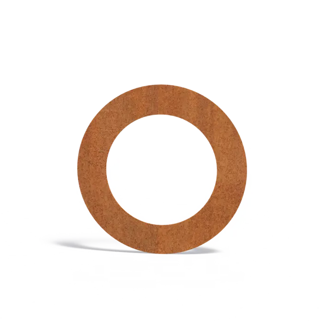 Buitenhaard Kachelpijp Cortenstaal Rosette Rond 204 x 2 mm
