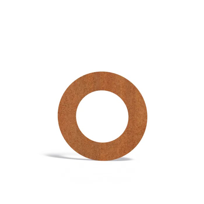 Buitenhaard Kachelpijp Cortenstaal Rosette Rond 154 x 2 mm