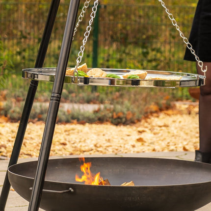 Barbecuestatief Zwart/Zilver