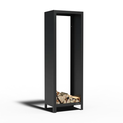 Rangement à bois en acier 60 x 40 x 180 cm - Stockage de bois de chauffage