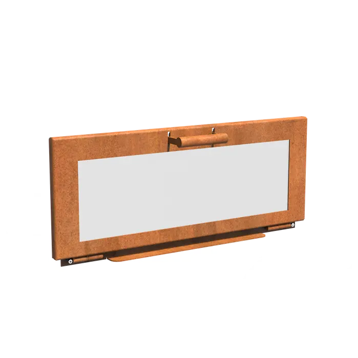 Buitenhaard Deur Cortenstaal 750 x 10 x 350 mm