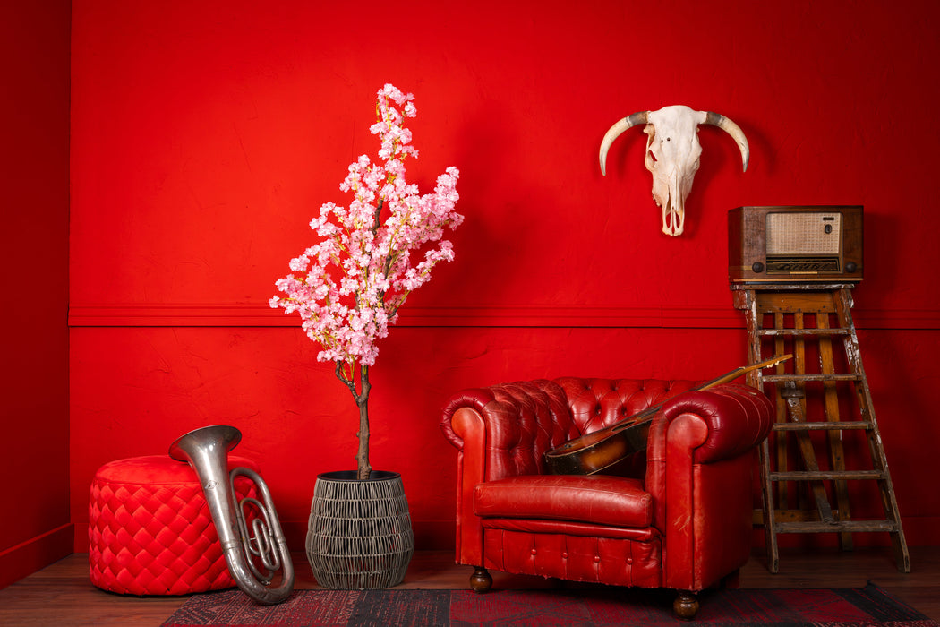 Kunstbloesem roze deluxe - ↕150cm