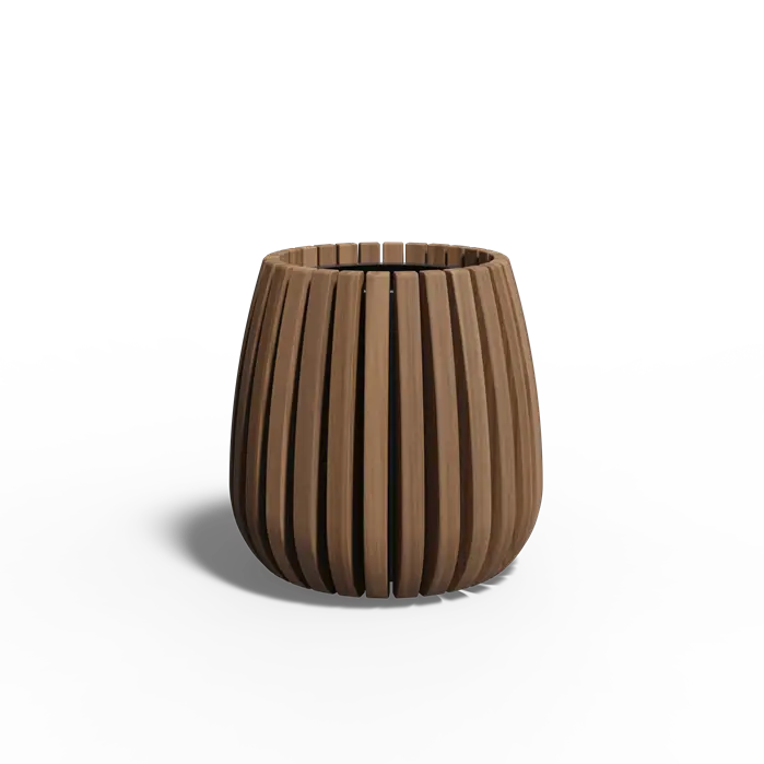 Hardhouten Plantenbak MORI 60x60 cm - Kebony