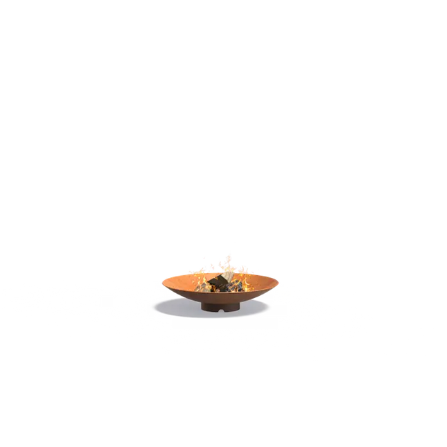 Cortenstaal Vuurschaal - 60 cm x 21 cm - Rond