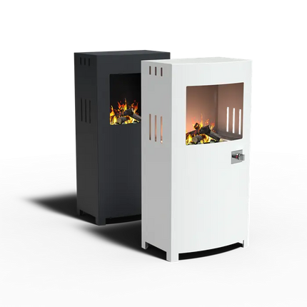 Chimenea de jardín de 70 x 46 x 140 cm | Chimenea de exterior - Chimenea de gas