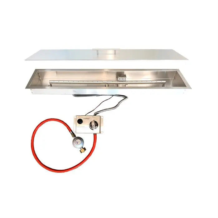 Tuinhaard - Gasunit + Lava + Cover 800 x 190 x 80 mm