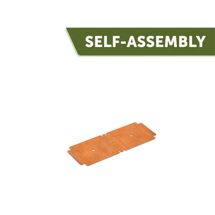 Corten Steel Planter Bottom 1000 x 400 x 2 mm - Base Plate