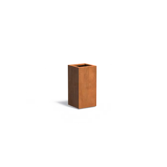 Cortenstaal Plantenbak 40 x 40 x 80 cm