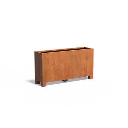 Cortenstaal Plantenbak Op Poten 150 x 40 x 80 cm