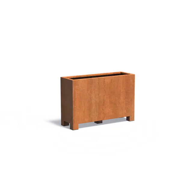 Cortenstaal Plantenbak Op Poten 120 x 40 x 80 cm