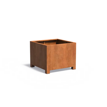 Cortenstaal Plantenbak Op Poten 100 x 100 x 80 cm