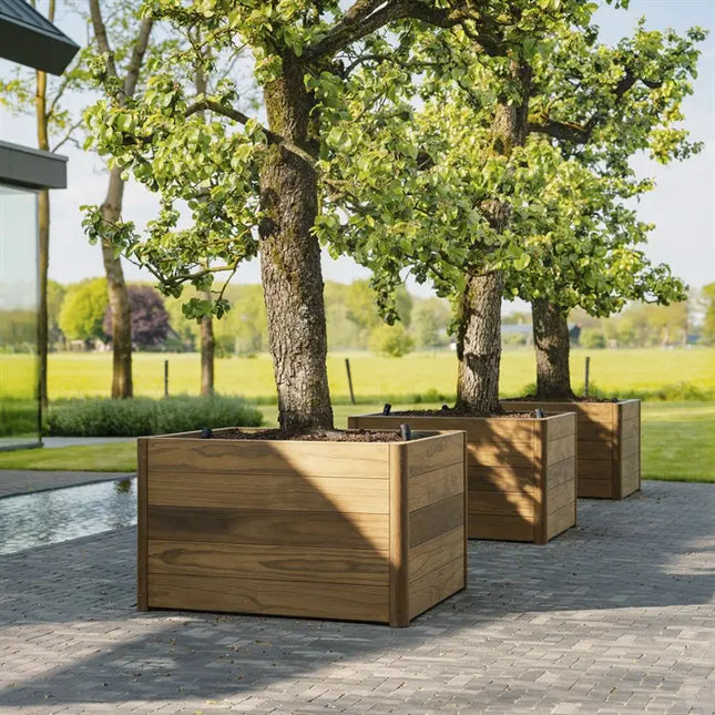 Hardhouten Plantenbak 120 x 120 x 50.5 cm